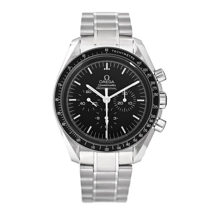 Omega Stainless Steel 42mm Speedmaster Moonwatch Professional Chronograph Manual Winding Watch Black 311.30.42.30.01.005 1 of 6