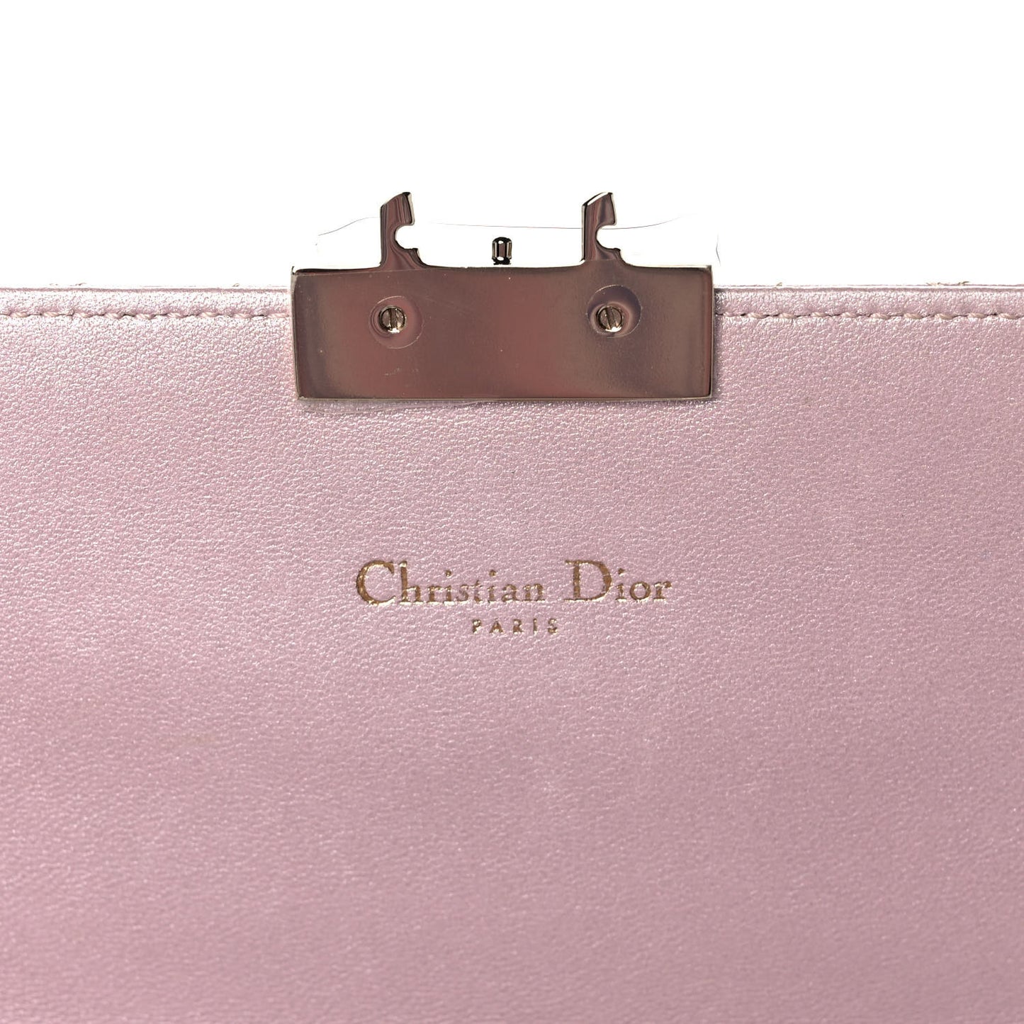 Pearly Lambskin Cannage Miss Dior Promenade Pouch Lotus