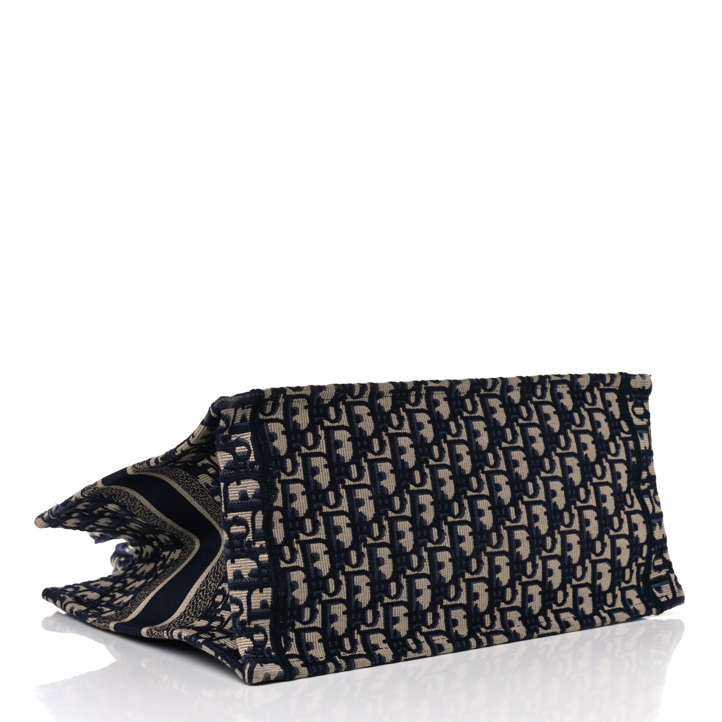 Oblique Medium Book Tote Blue Multicolor