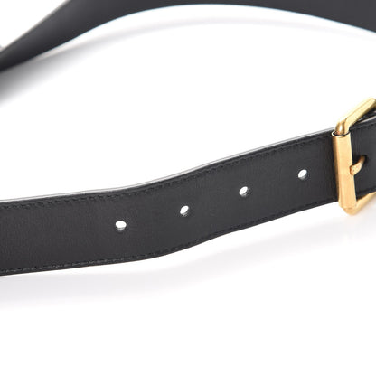 Gucci Calfskin Matelasse GG Marmont Belt Bag 105 42 Black 11 of 13