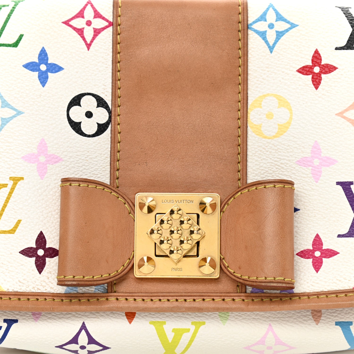 Louis Vuitton Monogram Multicolor Patti White 7 of 11