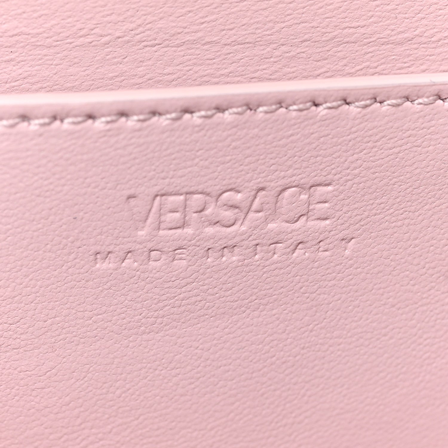 Versace Calfskin Medium Greca Goddess Shoulder Bag Pale Pink 8 of 13