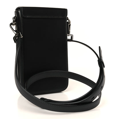 Christian Dior Smooth Calfskin Vertical Pouch Black 3 of 9