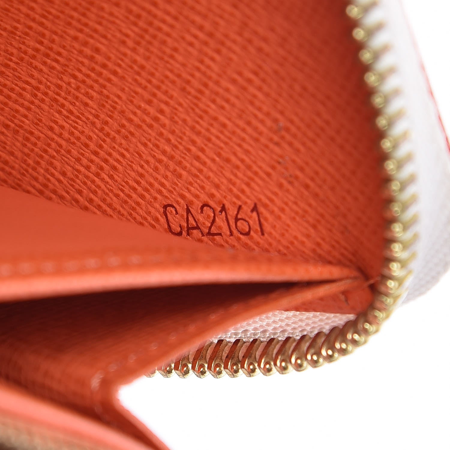 Louis Vuitton Monogram Multicolor Zippy Wallet White Orange 7 of 14