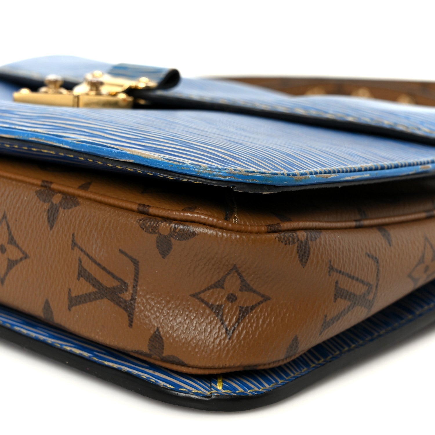 Louis Vuitton Epi Reverse Monogram Pochette Metis Denim Light 14 of 14