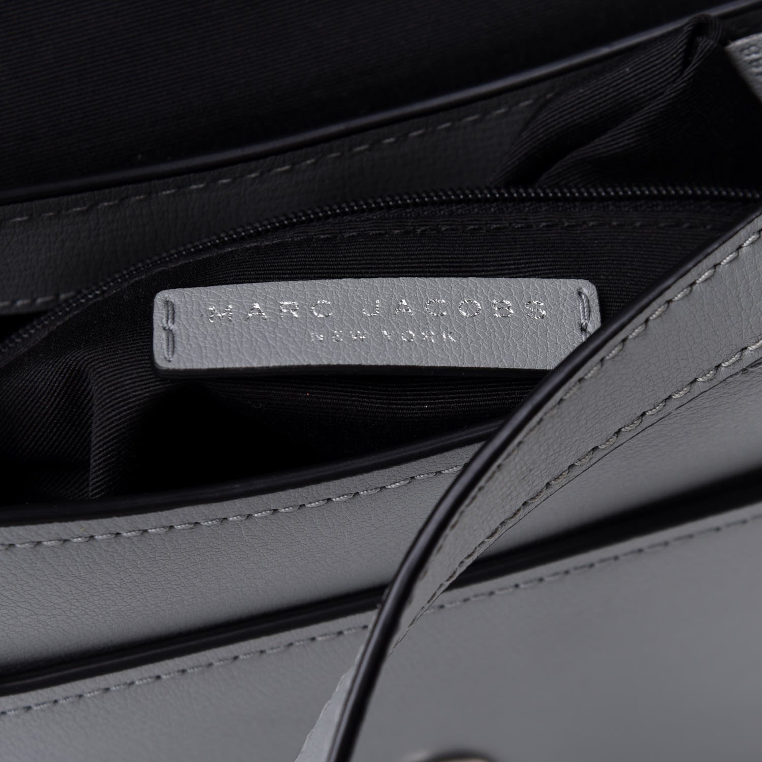 Marc Jacobs Calfskin Mini Rider Crossbody Grey 6 of 11
