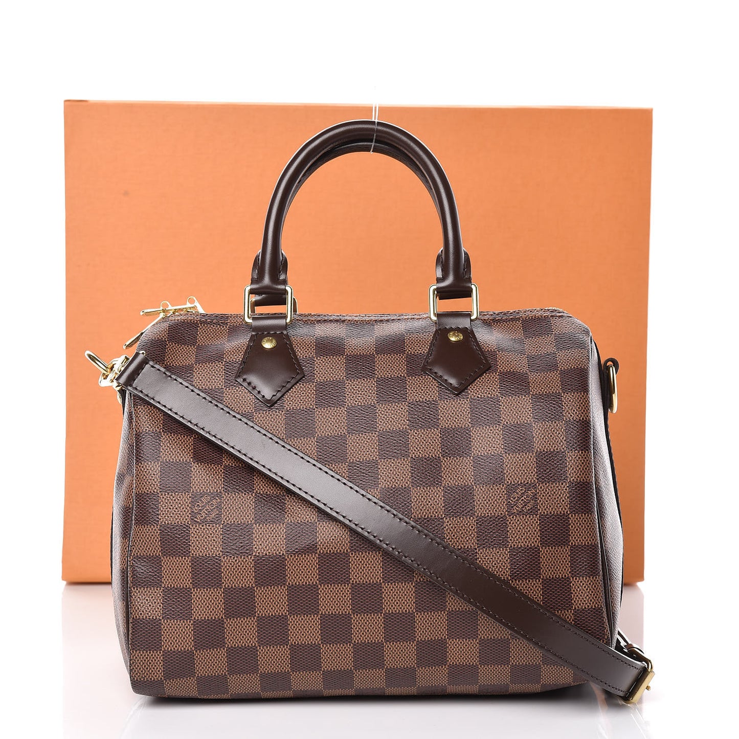 Damier Ebene Speedy Bandouliere 25
