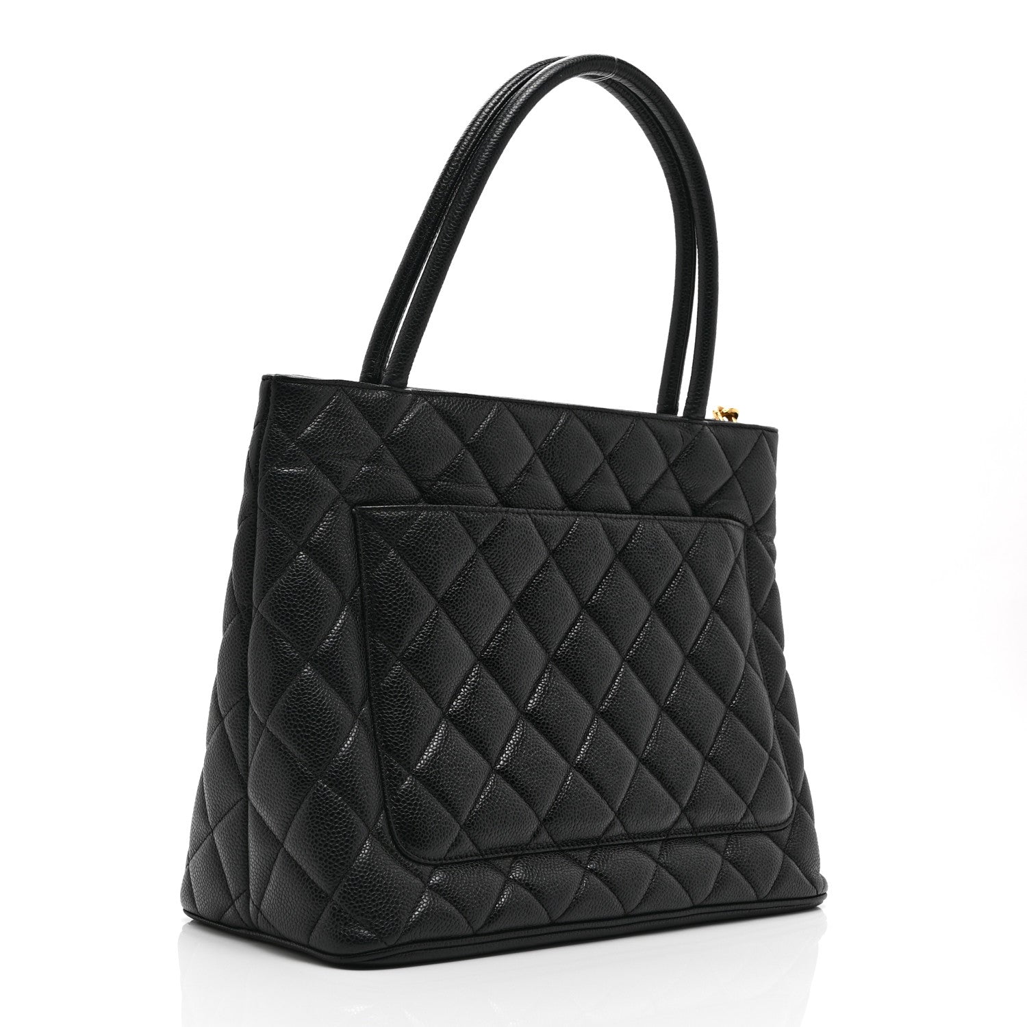 Chanel Caviar Quilted Medallion Tote Black 3 of 10