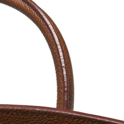 Saint Laurent Grained Calfskin Large Thin Sac De Jour Toasted Brown 11 of 12