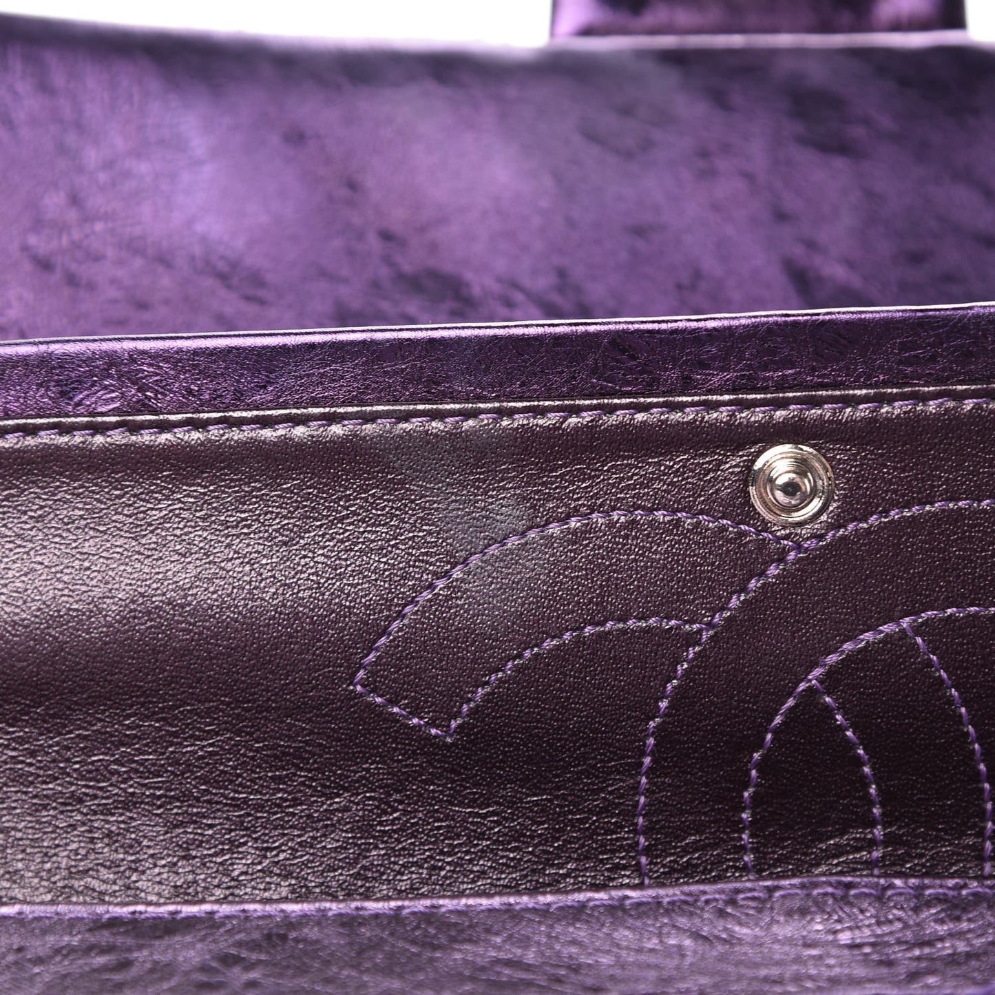 Metallic Calfskin Quilted 2.55 Reissue 226 Flap Violet