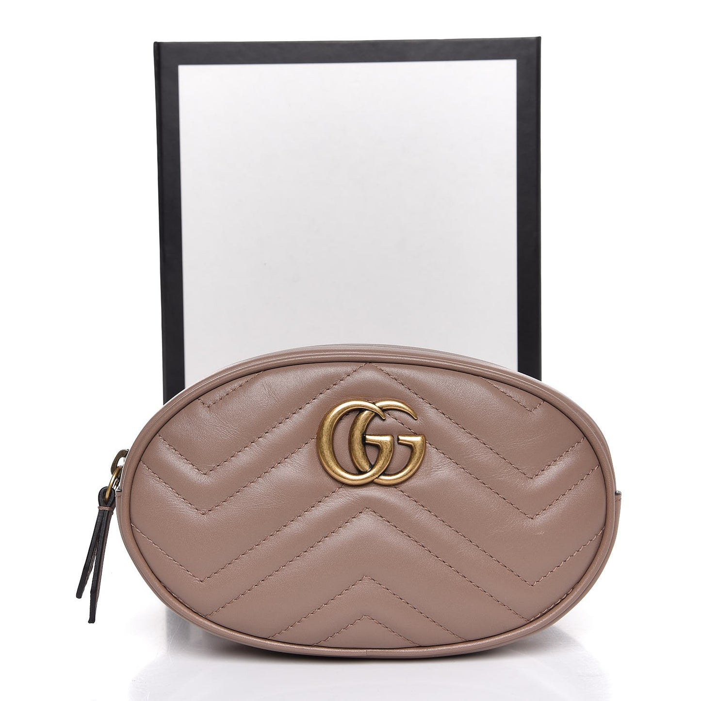 Calfskin Matelasse GG Marmont Belt Bag 95 38 Porcelain Rose