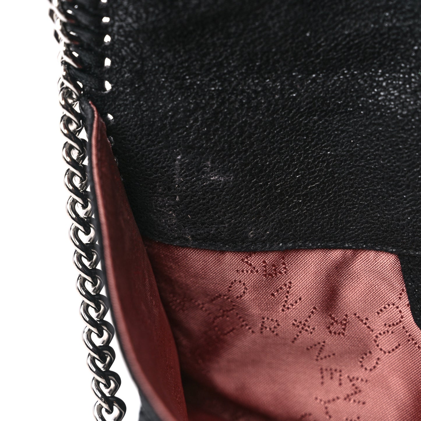 Shaggy Deer Mini Falabella Shoulder Bag Black