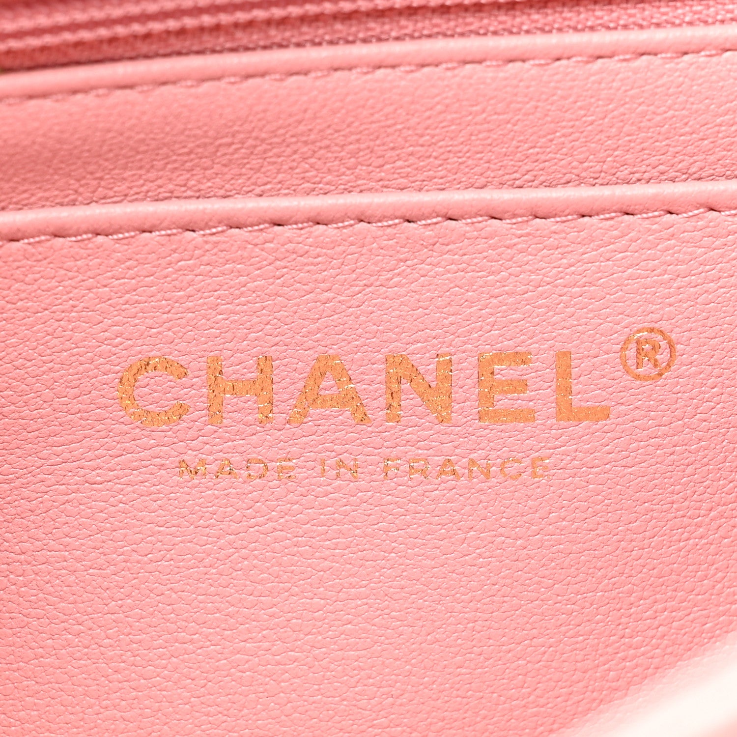 Chanel Lambskin Quilted Mini Chain Top Handle Rectangular Flap Pink 6 of 9