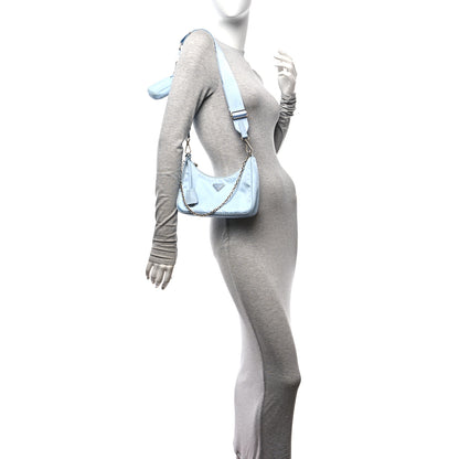 Prada Nylon Re-Edition 2005 Shoulder Bag Astrale 2 of 12