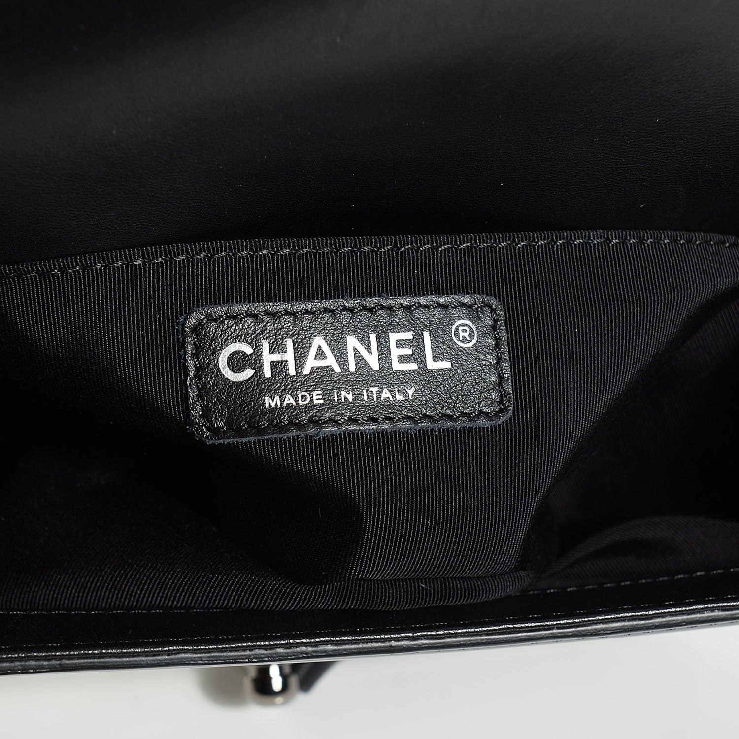 Chanel Patent Calfskin Quilted Small Boy Flap Black 8 of 9
