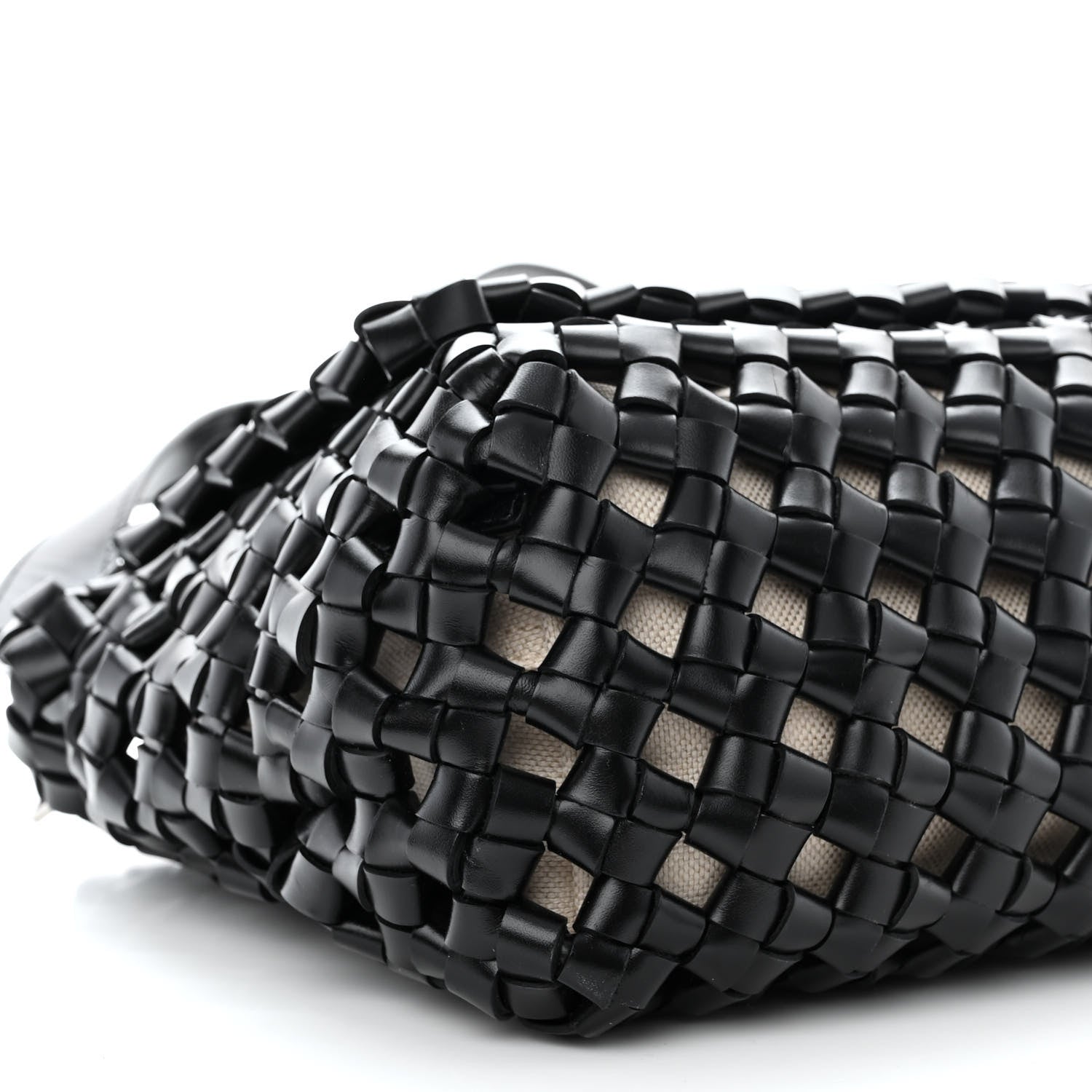 Bottega Veneta Nappa Intrecciato Crochet The Window Crossbody Bag Black 11 of 12