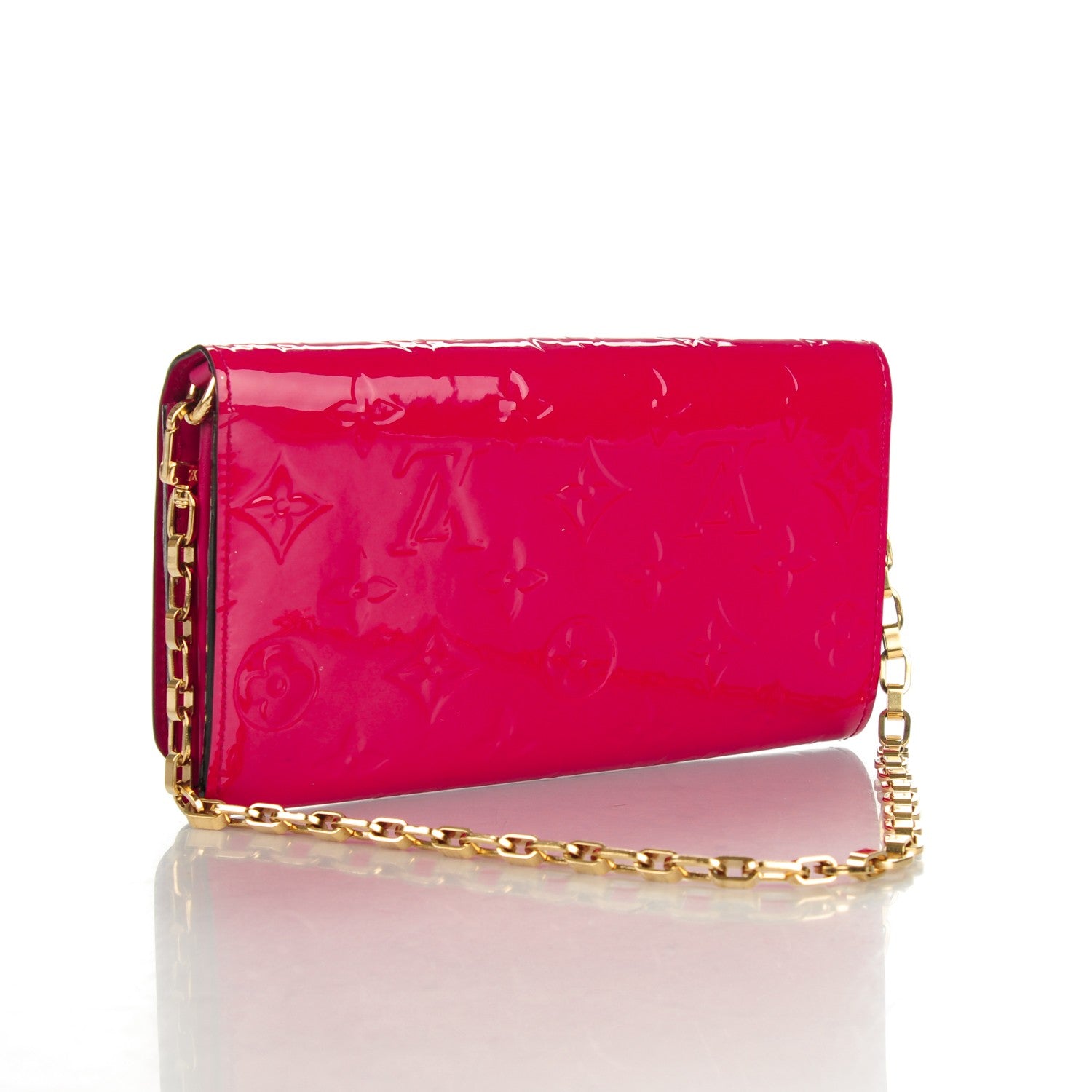 Louis Vuitton Vernis Chaine Wallet Rose Indien 4 of 9