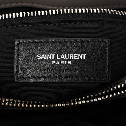 Saint Laurent Calfskin Y Quilted Monogram Medium Loulou Chain Satchel Earth 6 of 10