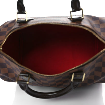 Louis Vuitton Damier Ebene Speedy Bandouliere 30 5 of 9