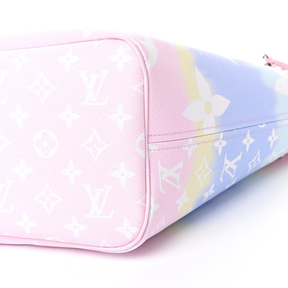 Louis Vuitton Monogram Escale Neverfull MM Pastel 9 of 10