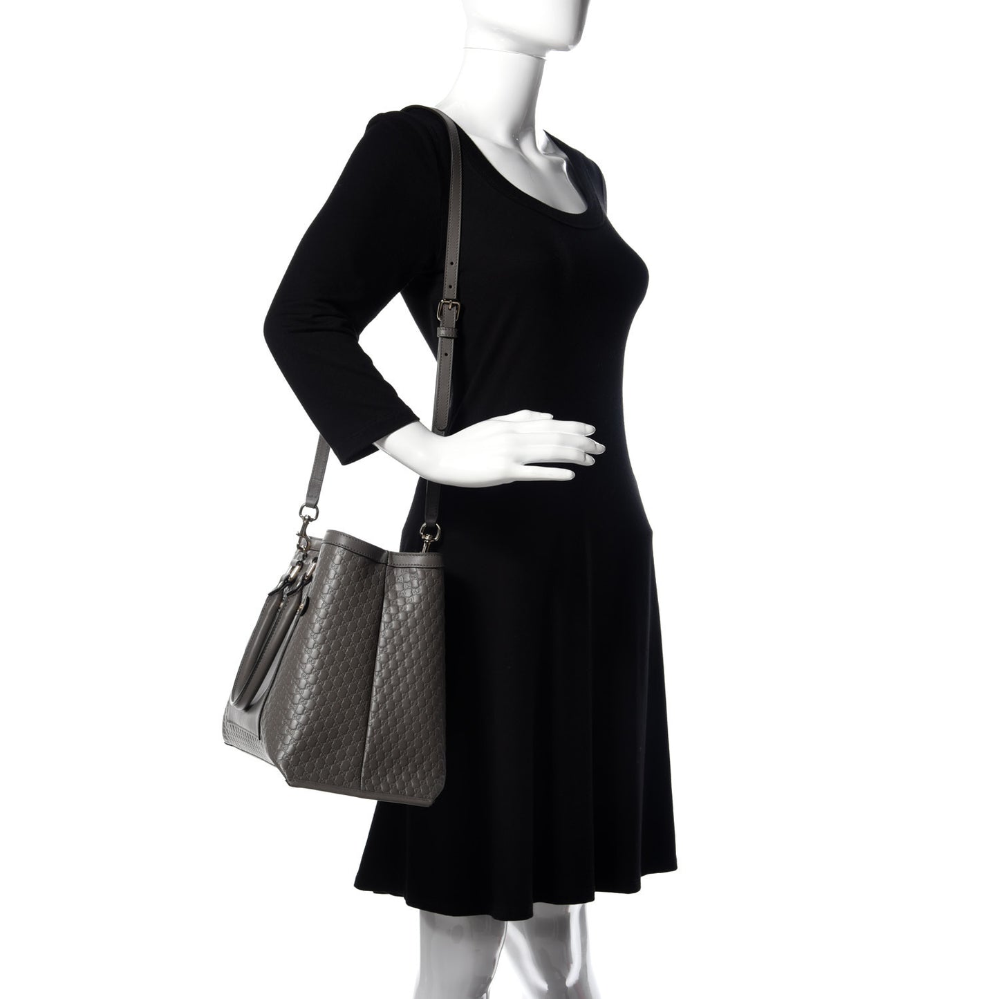 Soft Microguccissima Medium Tote Loess