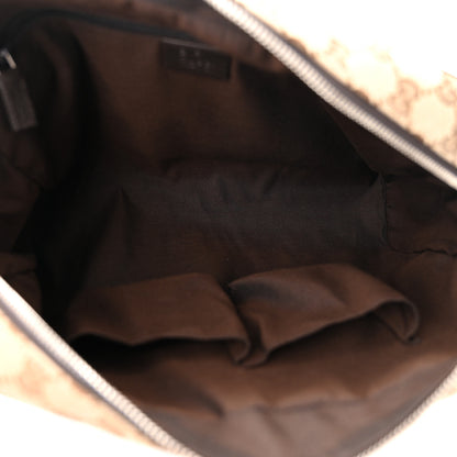 Gucci Monogram Dollar Calfskin Large Camera Case Beige Ebony Testa di Moro Marrone Scuro 5 of 10
