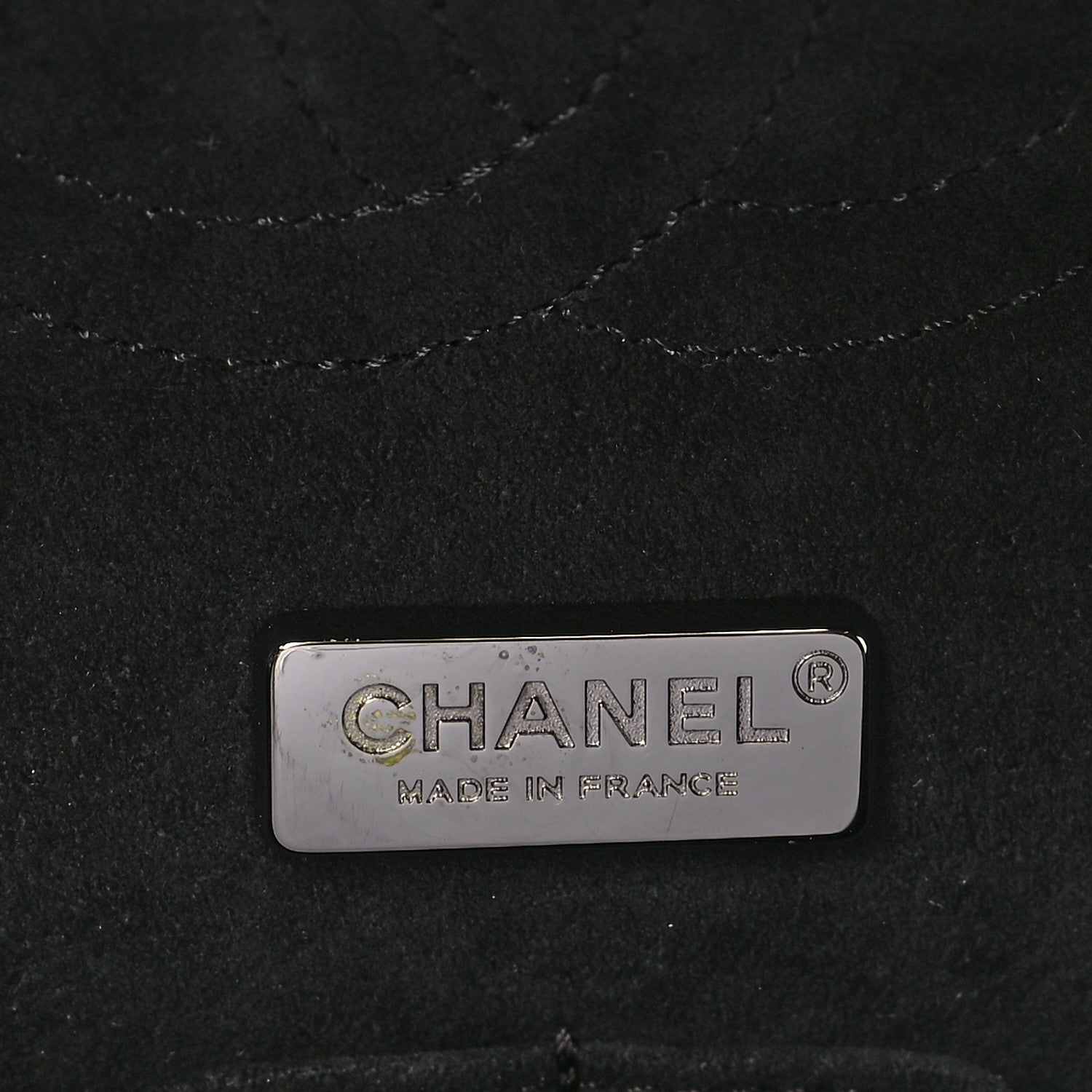 Chanel Metallic Snakeskin Medium Double Flap Black Silver 6 of 11
