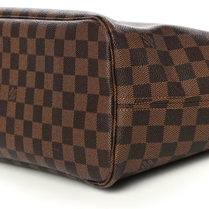 Louis Vuitton Damier Ebene Neo Neverfull MM Rose Ballerine 10 of 13