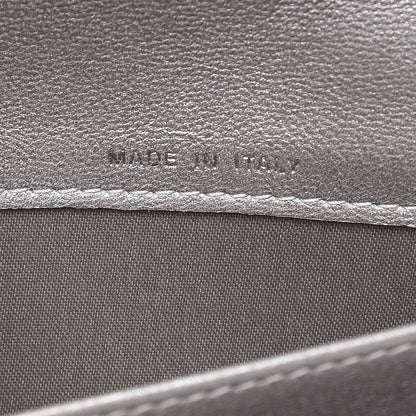 Chanel Lambskin Camellia Embossed Yen Wallet Black 7 of 22