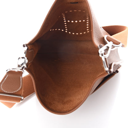Hermes Taurillon Clemence Evelyne III PM Gold 4 of 8