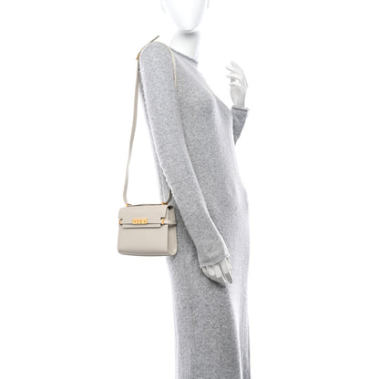 Saint Laurent SAINT LAURENT Smooth Calfskin Mini Manhattan Shoulder Bag Blanc Vintage 2 of 10
