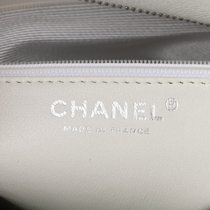 Chanel Caviar Quilted Medallion Tote White 6 of 16