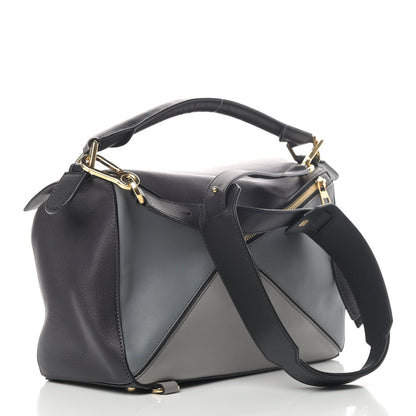 Loewe Calfskin Medium Puzzle Bag Grey Multito 3 of 6