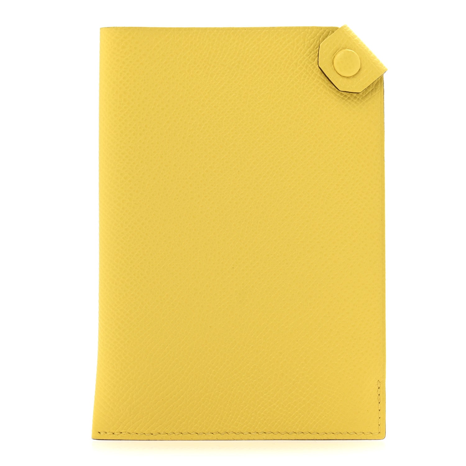 Hermes Epsom Tarmac PM Passport Holder Jaune De Naples 1 of 8