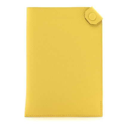 Hermes Epsom Tarmac PM Passport Holder Jaune De Naples 1 of 8