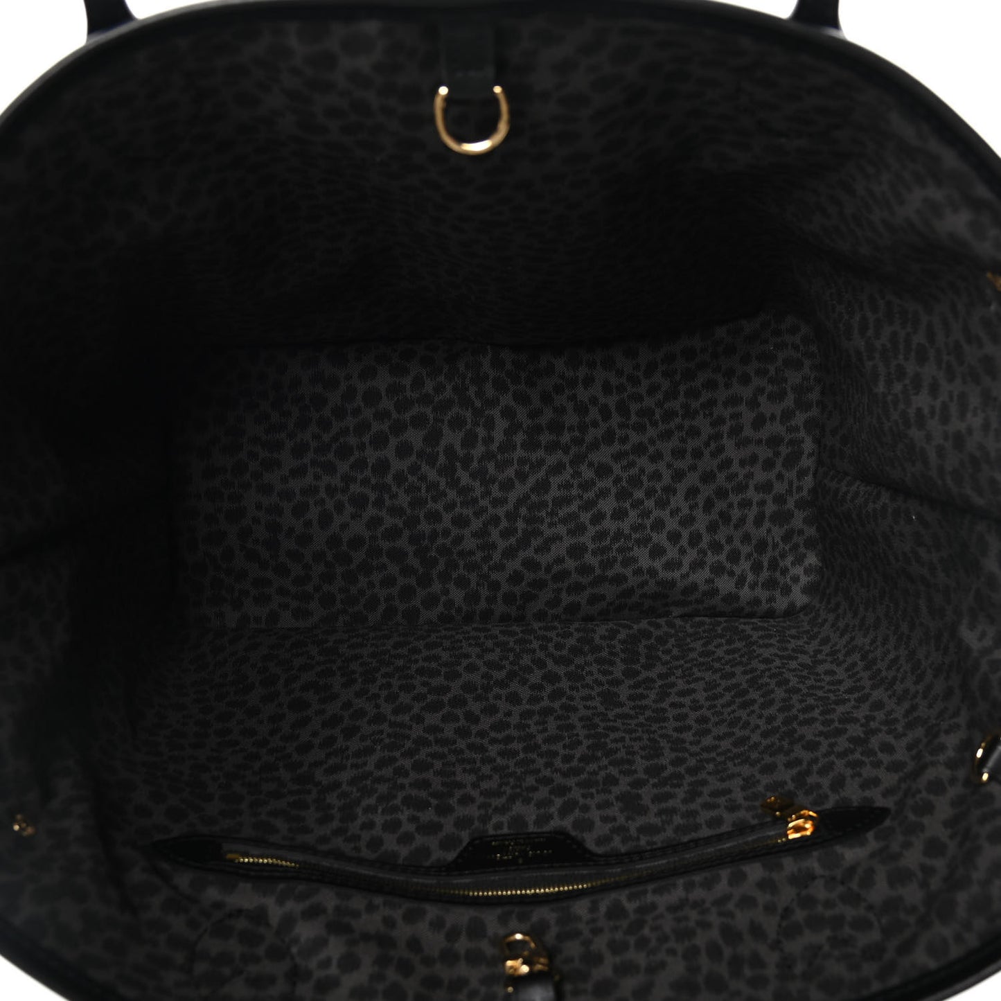 Monogram Giant Wild At Heart Neverfull MM Black