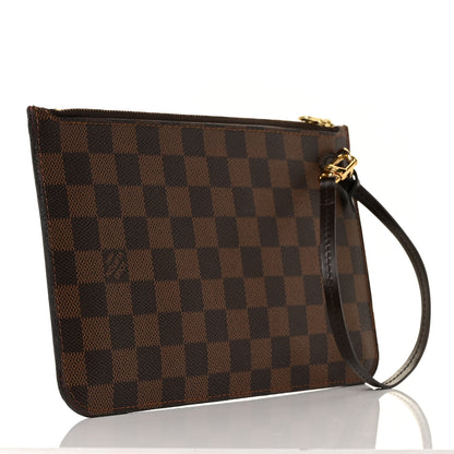 Louis Vuitton Damier Ebene Neverfull MM GM Pochette 3 of 8