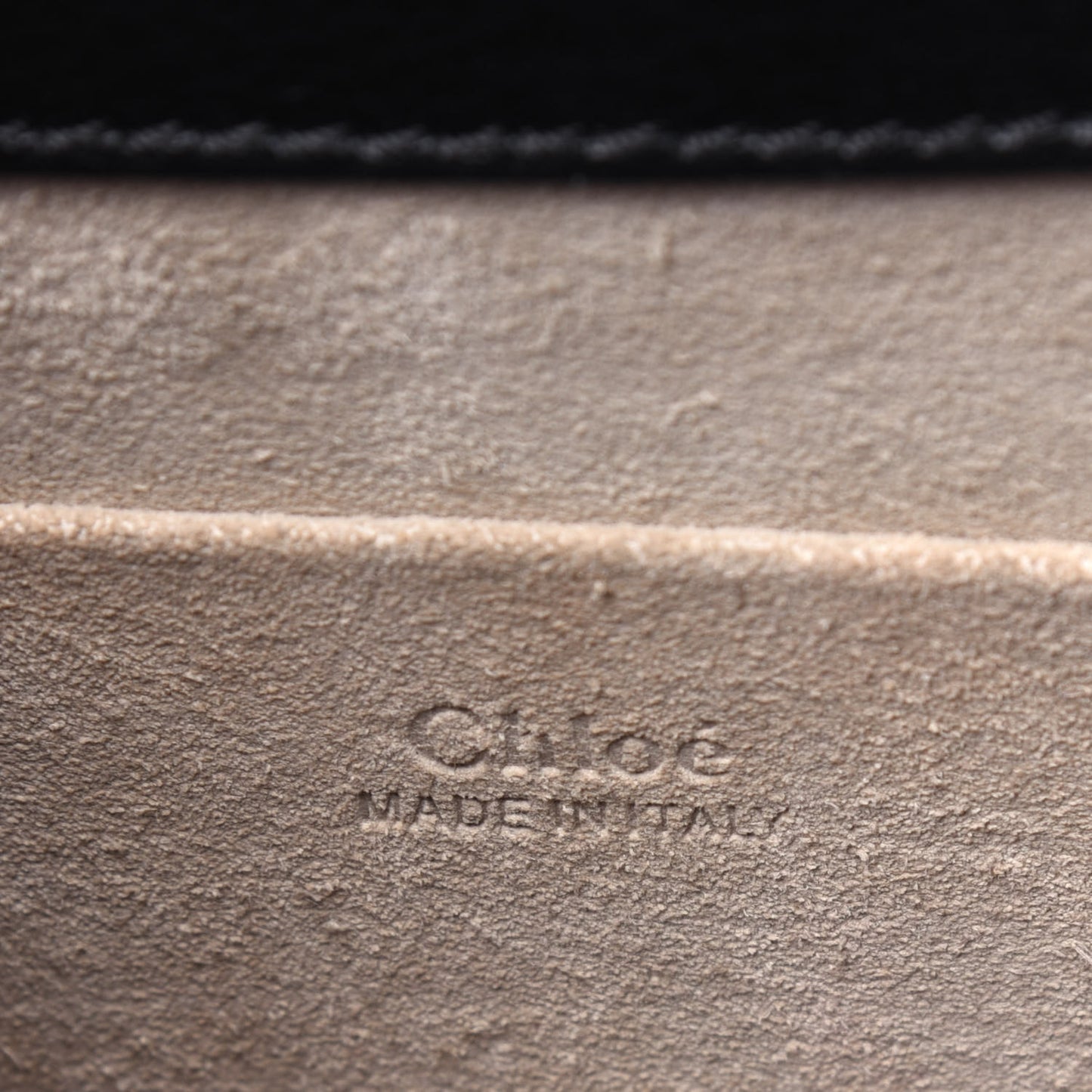 Calfskin Suede Small Nile Bracelet Bag Black