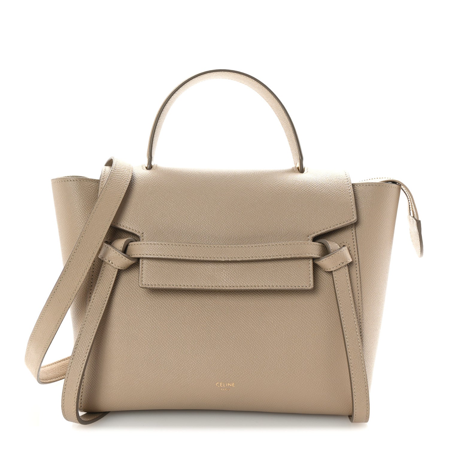 Celine Grained Calfskin Micro Belt Bag Light Taupe 1 of 10