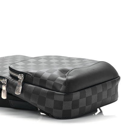 Louis Vuitton Damier Infini Avenue Sling Bag Astral Silver 6 of 8