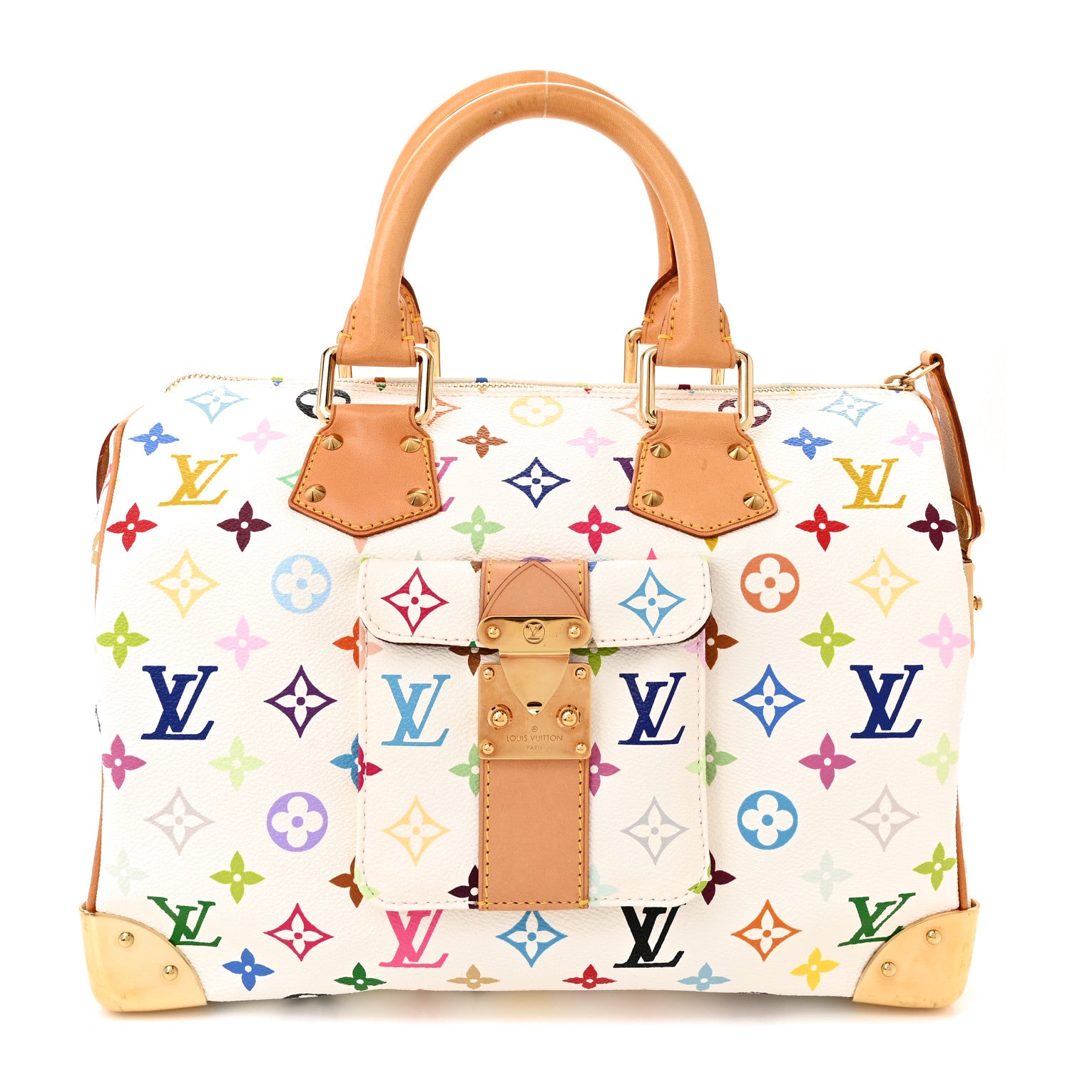 Louis Vuitton Monogram Multicolor Speedy 30 White 1 of 12