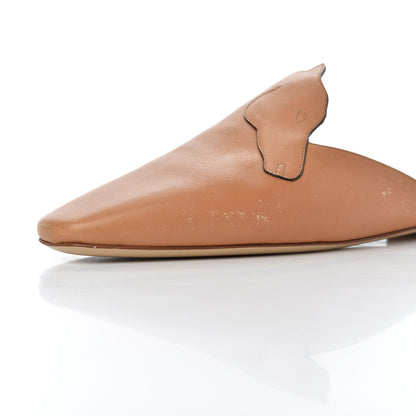 Hermes Calfskin Tangeria Mules 37 Naturel 8 of 17