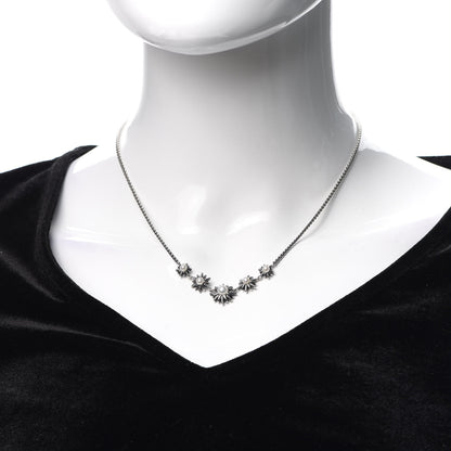 David Yurman Sterling Silver Pearl Starburst Necklace 2 of 4