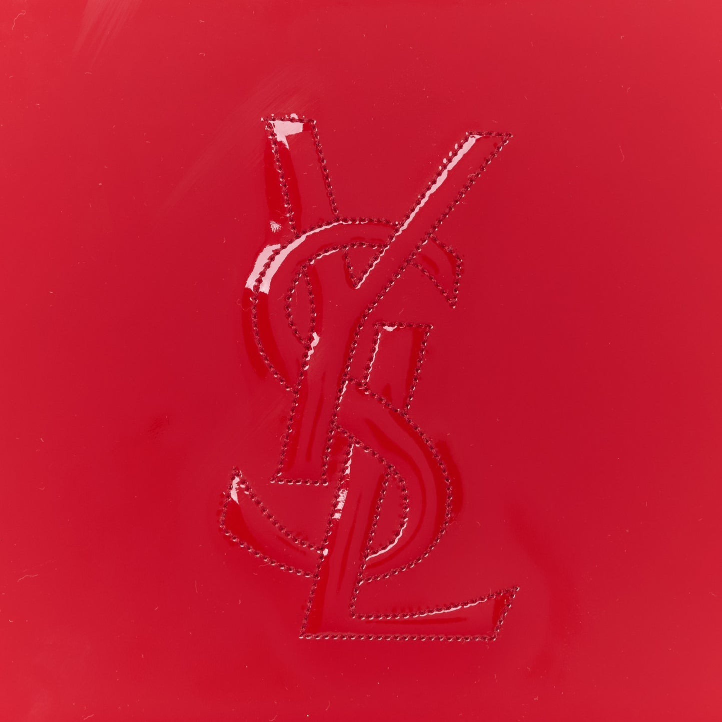 Patent Monogram Large Belle De Jour Clutch Red