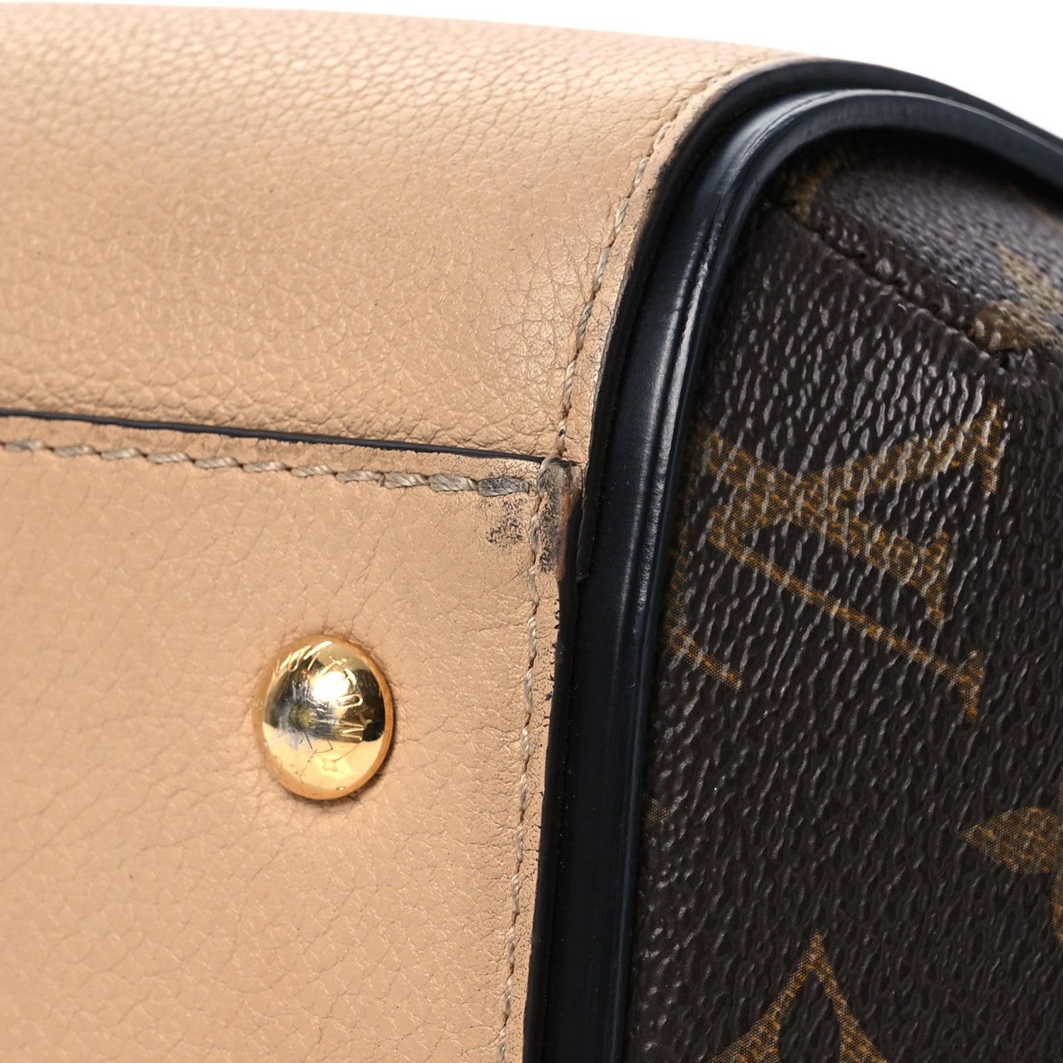 Louis Vuitton Calfskin Monogram Kimono Tote Dune 15 of 21