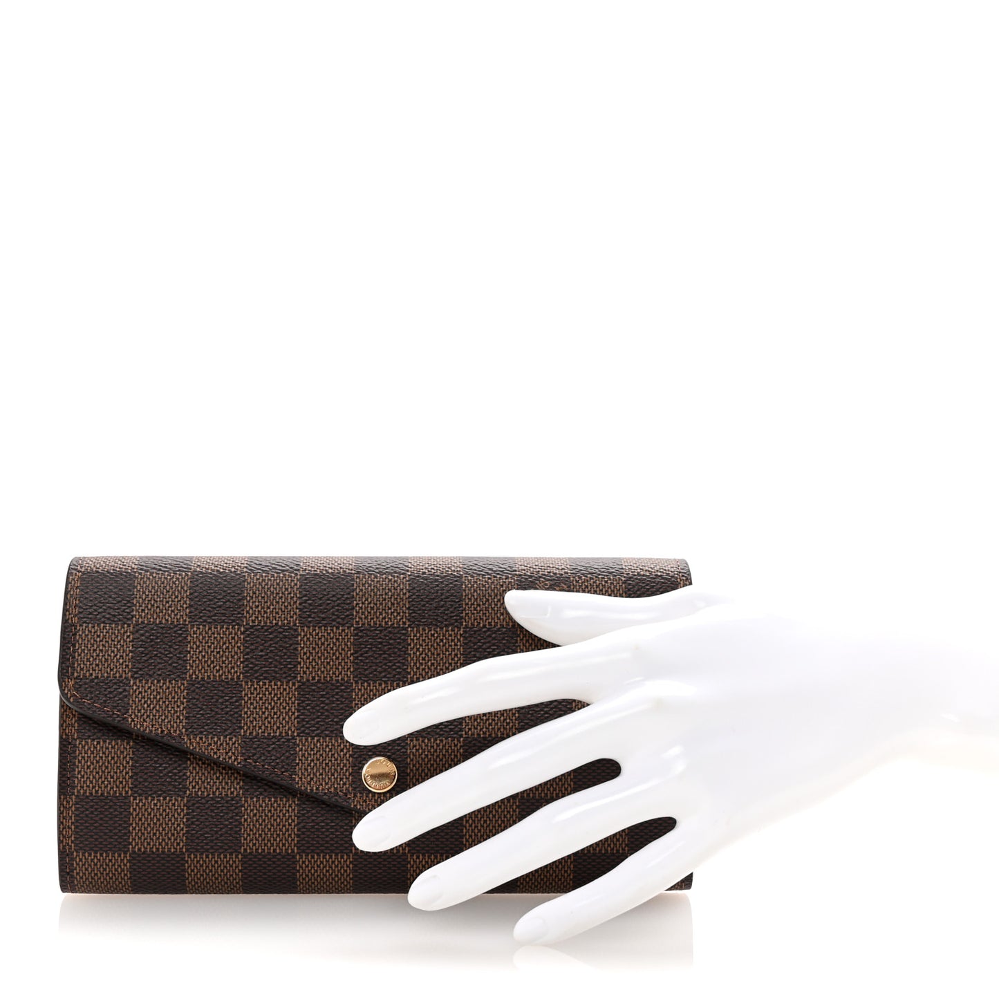 Damier Ebene Sarah Wallet NM Rose Ballerine