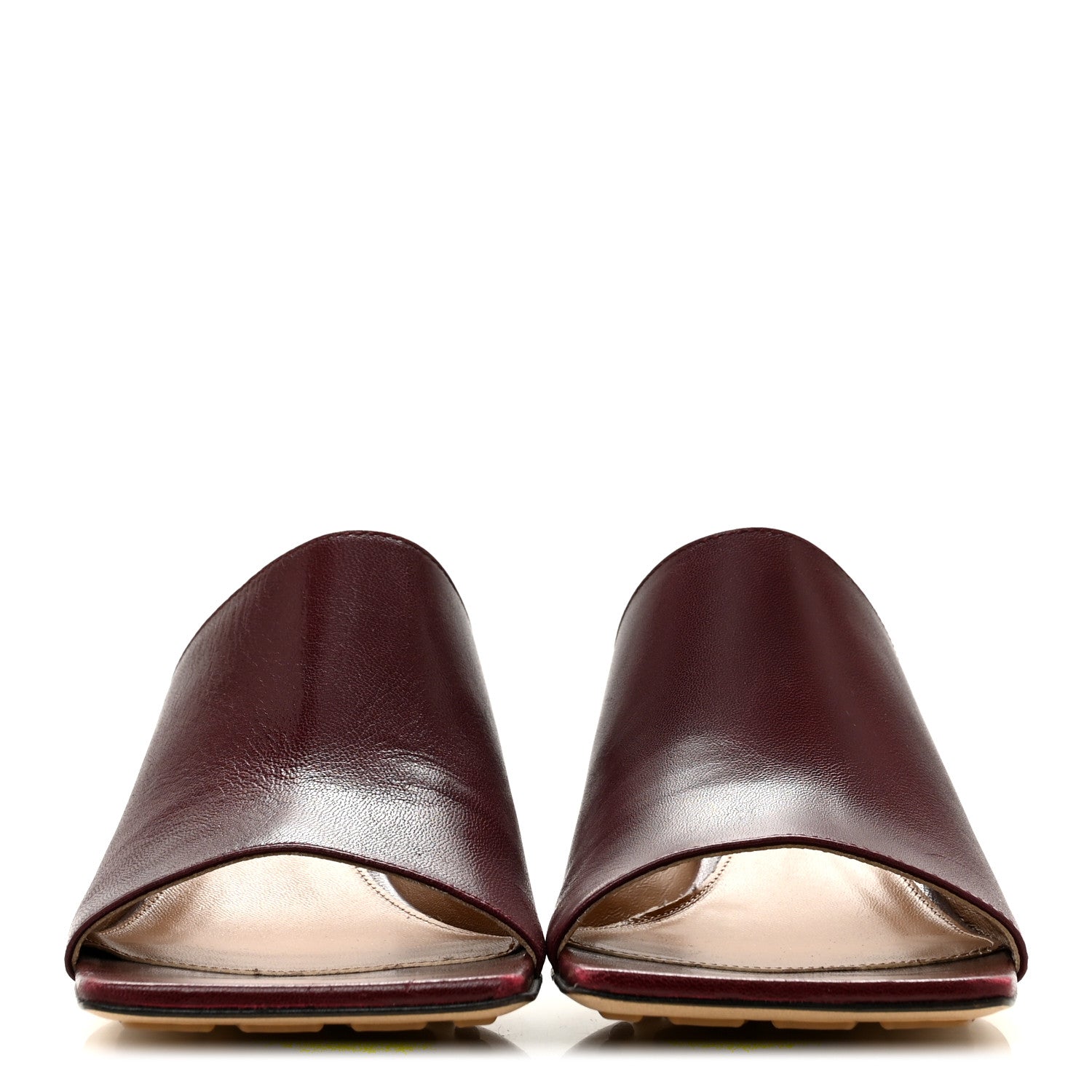 Bottega Veneta Lambskin Stretch Mule 40mm Sandals 35 Barolo 3 of 8
