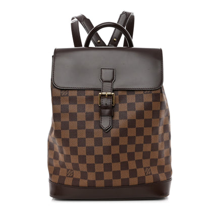 Louis Vuitton Damier Ebene Soho Backpack 1 of 13