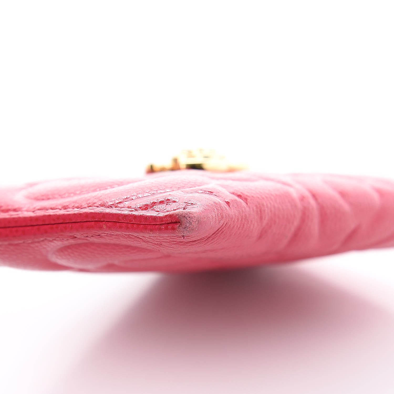 Chanel Caviar Camellia Embossed Card Holder Fuchsia 11 of 12