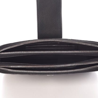Chanel Lambskin Quilted CC Box Clutch With Chain Black 5 of 9